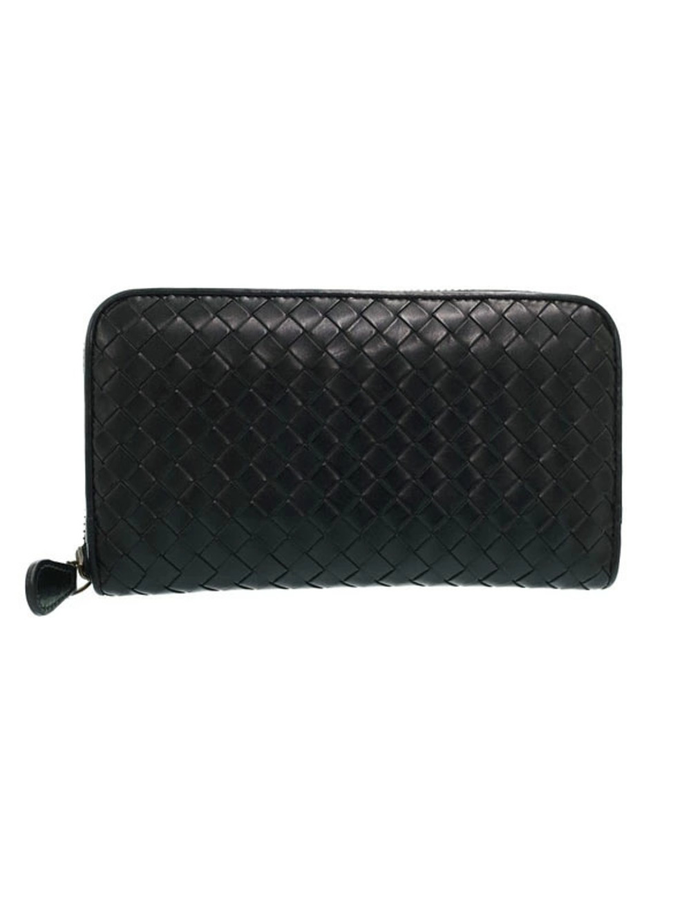 Bottega Veneta Intrecciato Round Zipper Long Wallet